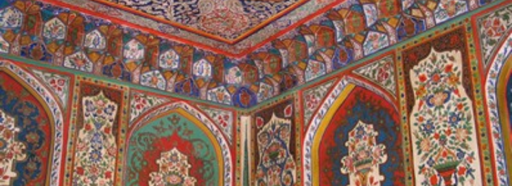 Ornaments in Sheki Khans' Palace